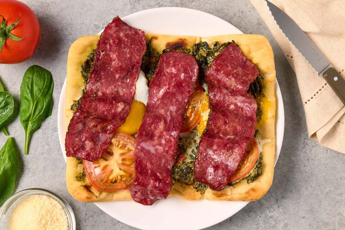Spinach _ Steak Flatbread